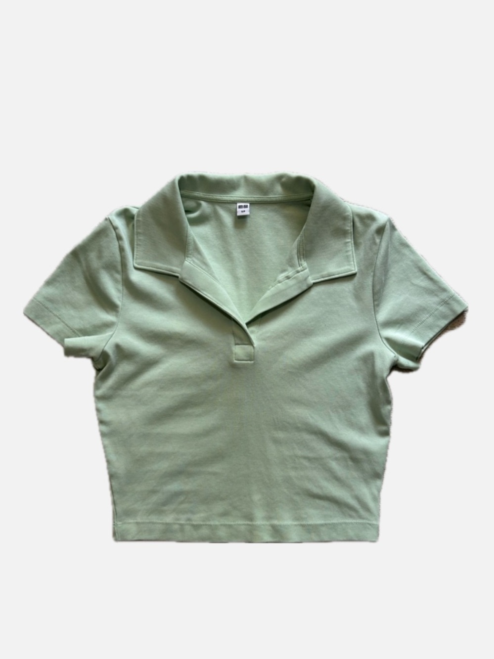 Uniqlo pale green polo